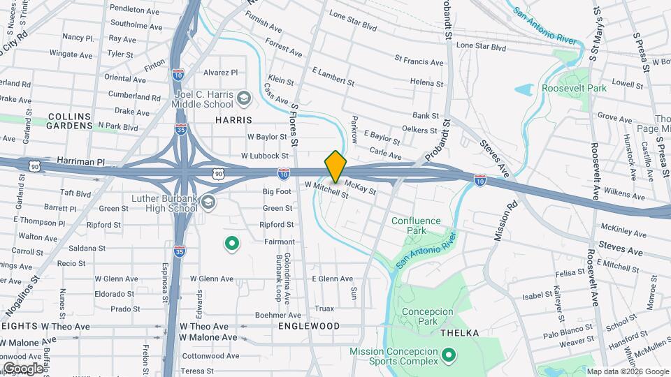 617 W Mitchell St Mapa y Detalles de la Ubicación