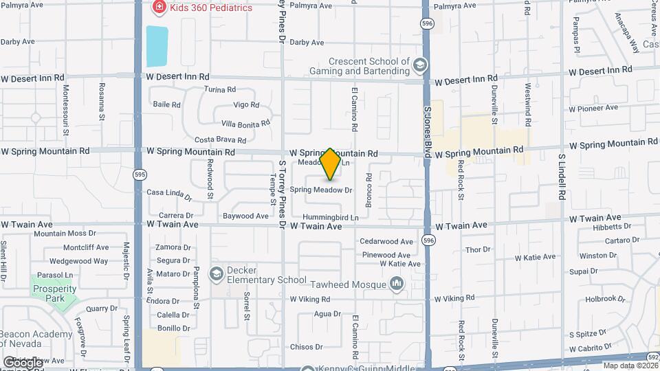 6368 Spring Meadow Dr Mapa y Detalles de la Ubicación