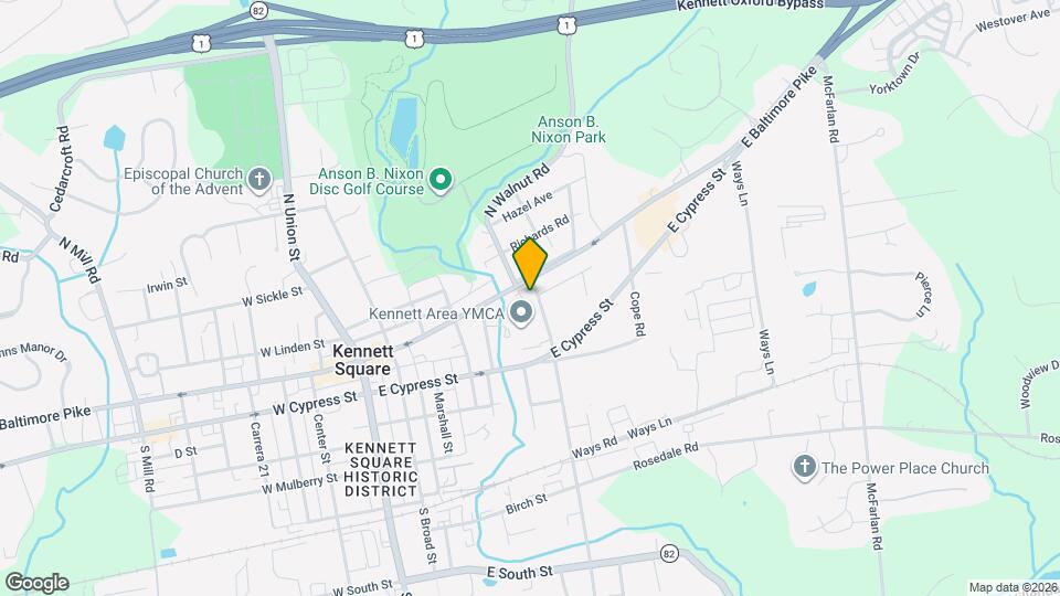 106 S Walnut St Mapa y Detalles de la Ubicación