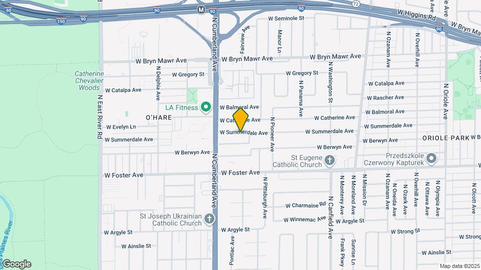 8317 W Summerdale Ave Map and Location Details