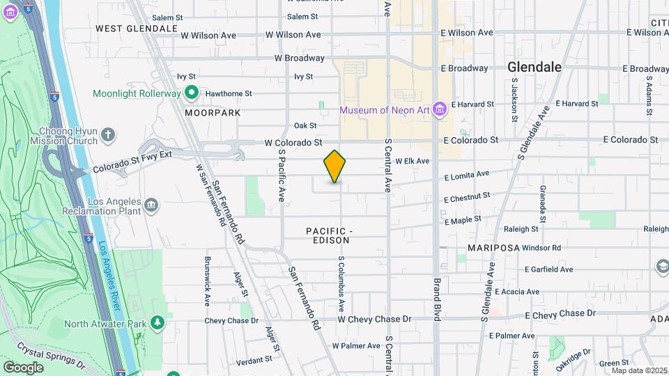 407 W Lomita Ave Map and Location Details