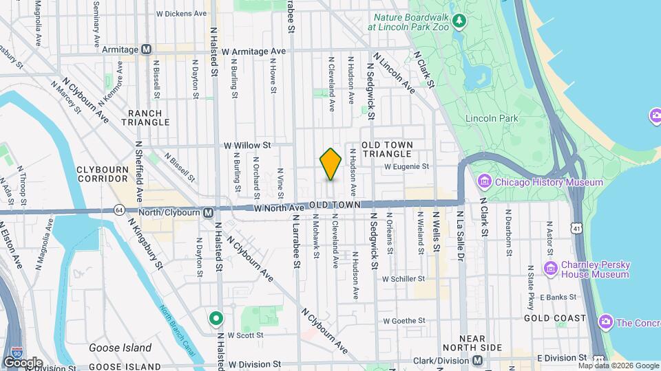 1630 N Cleveland Ave Map and Location Details