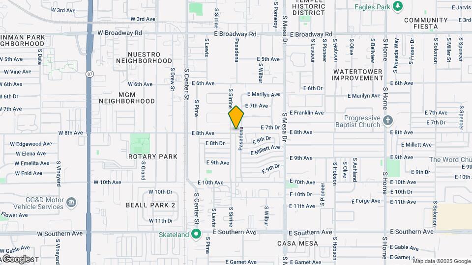 260 E 8th Ave, Unit 124 Map and Location Details