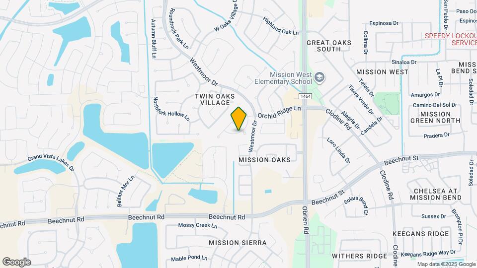 7907 Crescent Village Ln Map and Location Details