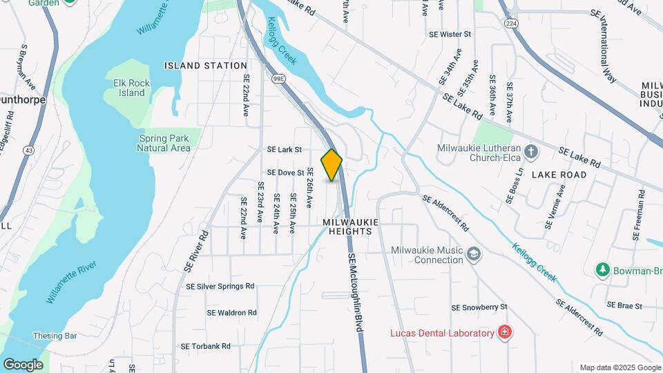 12586 SE 27th Ave Map and Location Details