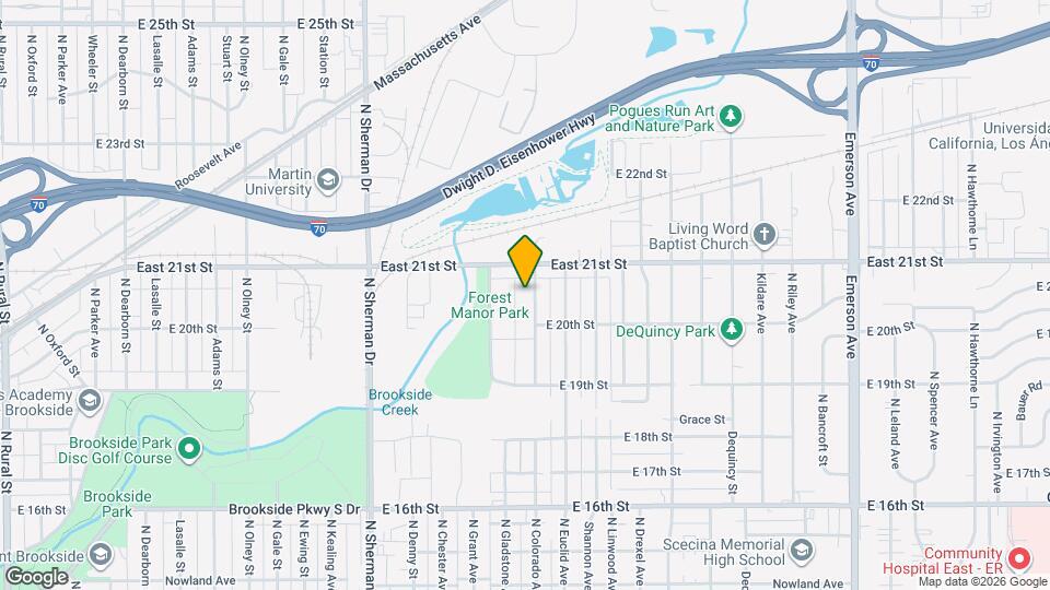 2030 N Colorado Ave Map and Location Details