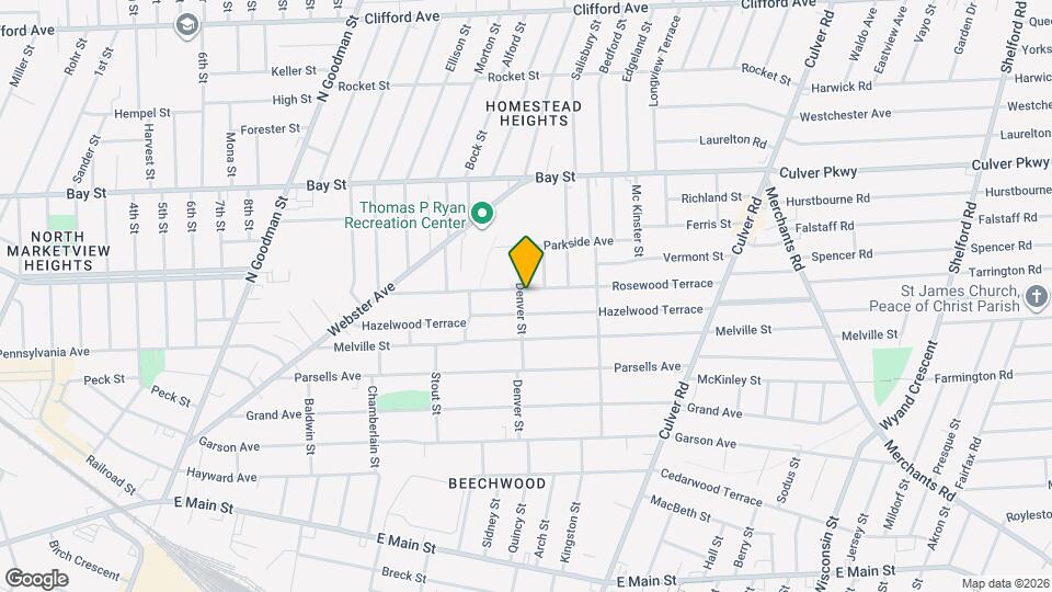 201 Rosewood Terrace Map and Location Details