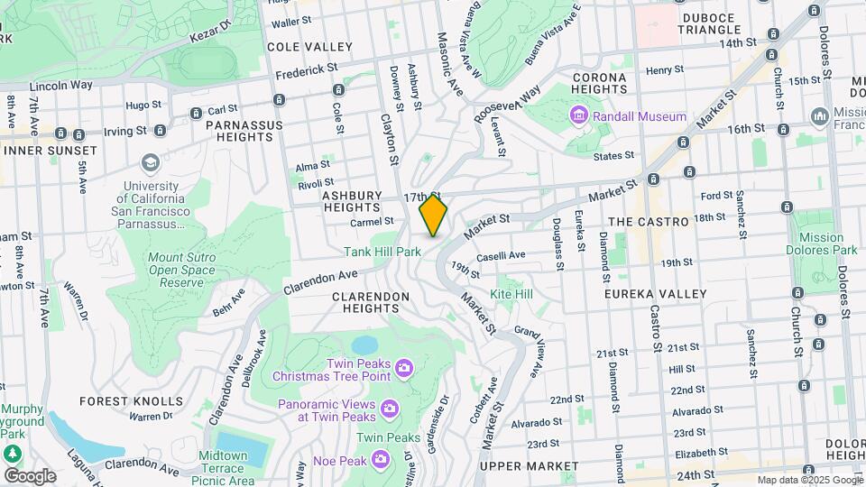 328 Corbett Ave, Unit A Map and Location Details