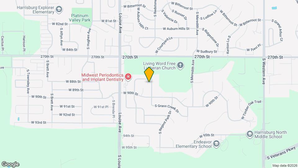 7905 S Grass Creek Dr Map and Location Details