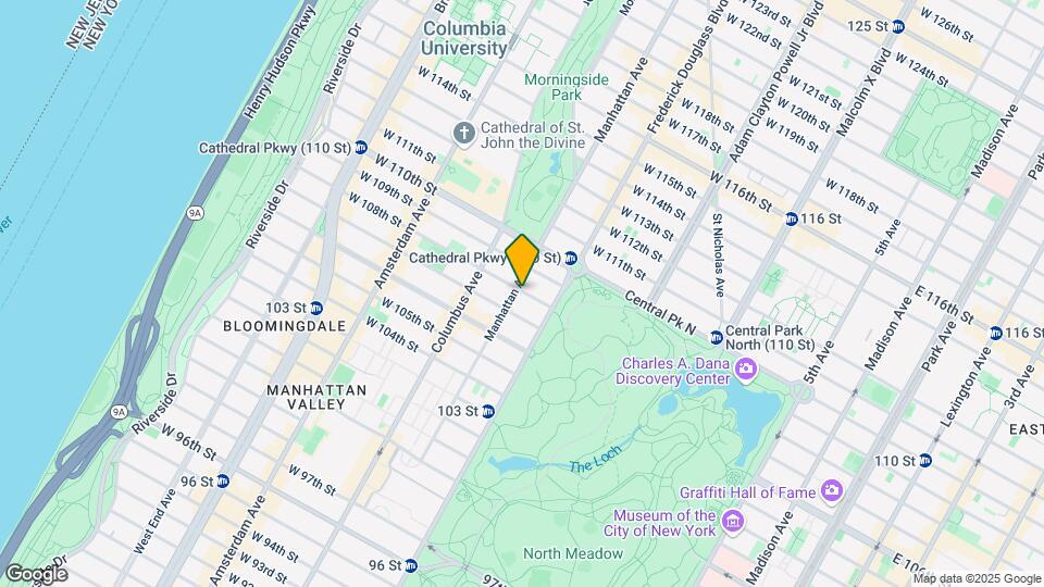 18 W 108th St Mapa y Detalles de la Ubicación