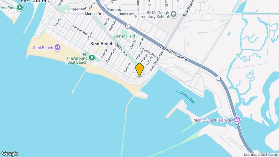 1630 Ocean Ave, Unit A Mapa y Detalles de la Ubicación
