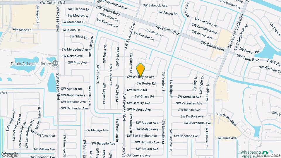 1282 SW Wellington Ave Map and Location Details