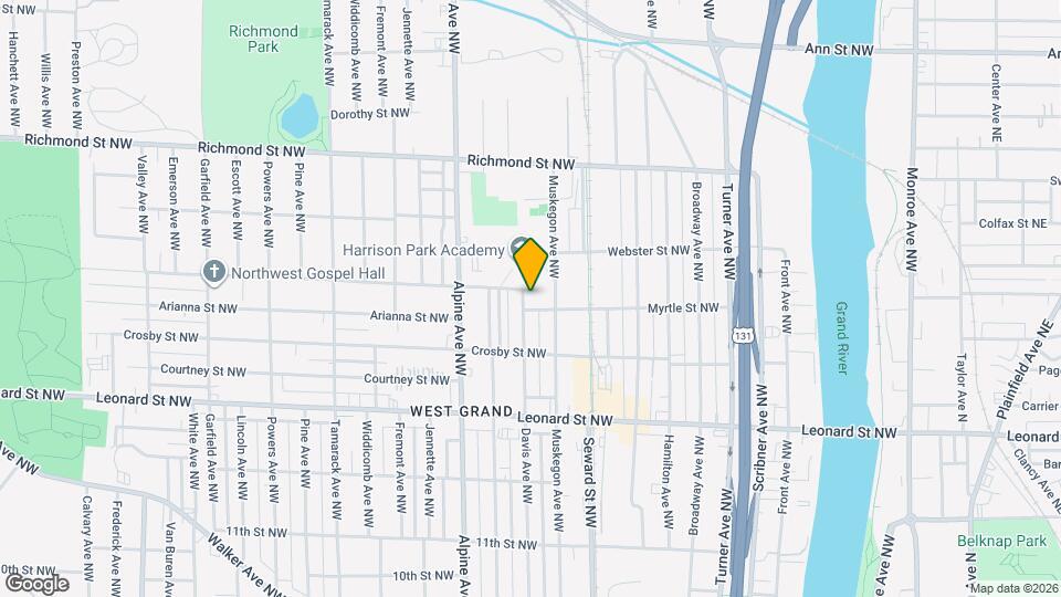 1350 Davis Ave NW Map and Location Details