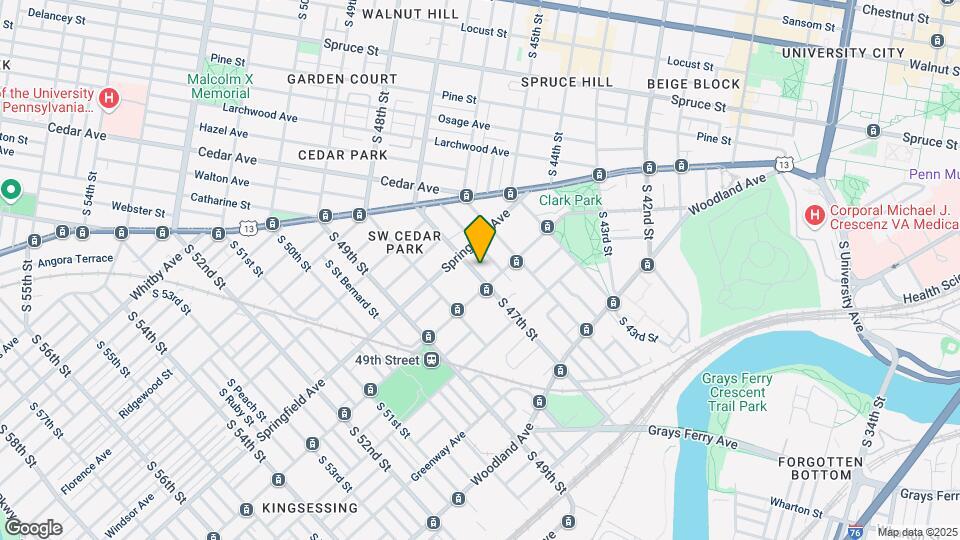 1017 S 47th St, Unit B Map and Location Details