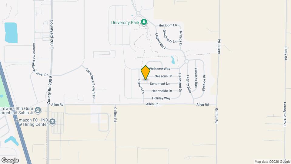 2890 Sentiment Ln Mapa y Detalles de la Ubicación