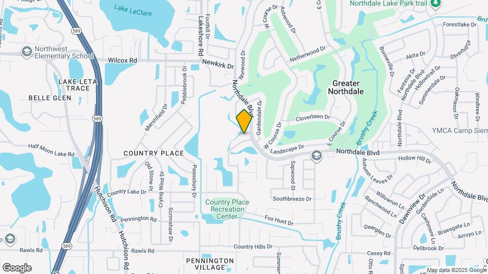 15936 Winding Dr Map and Location Details