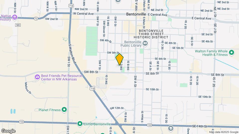 418 SW 7th St Map and Location Details