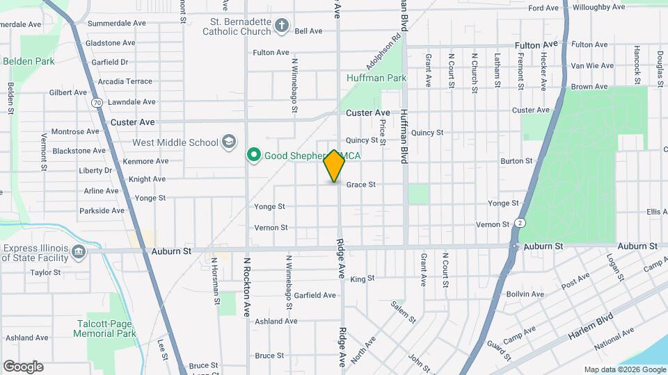 1724 Ridge Ave Map and Location Details