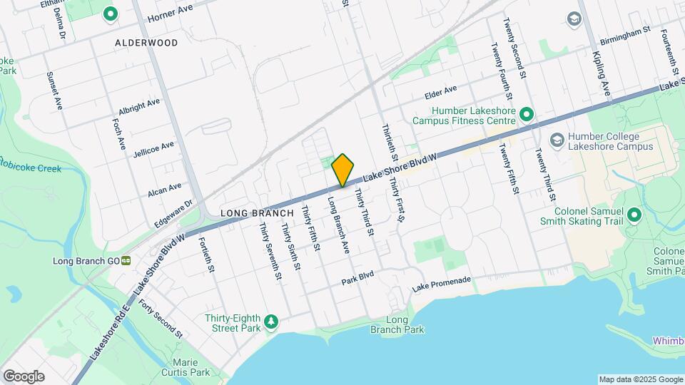 3553 Lake Shore Blvd W Map and Location Details