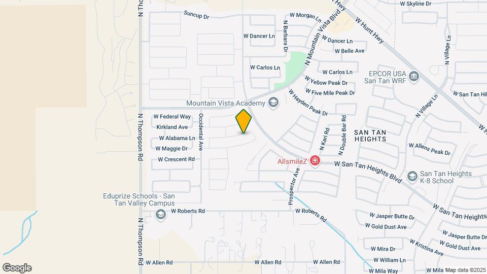 3915 W Alabama Ln Map and Location Details