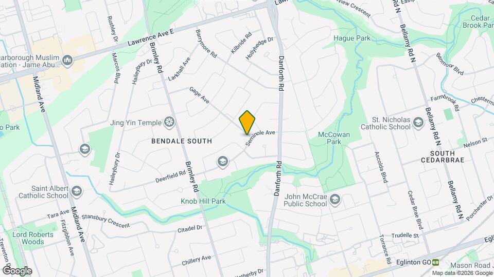 70 Seminole Ave Map and Location Details