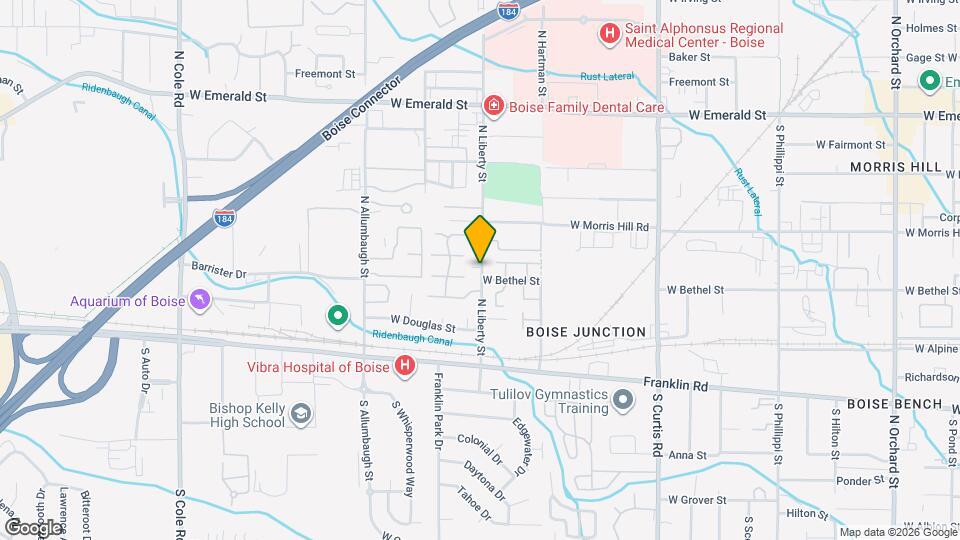 223 N Liberty St Map and Location Details