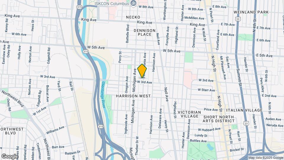 1119 Pennsylvania Ave Map and Location Details
