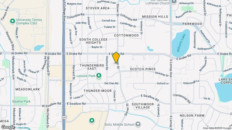 2701 Stover St Map and Location Details