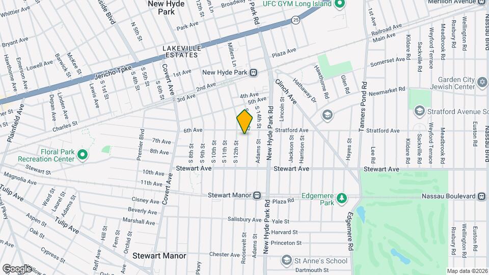 605 S 13th St, Unit 1 Map and Location Details