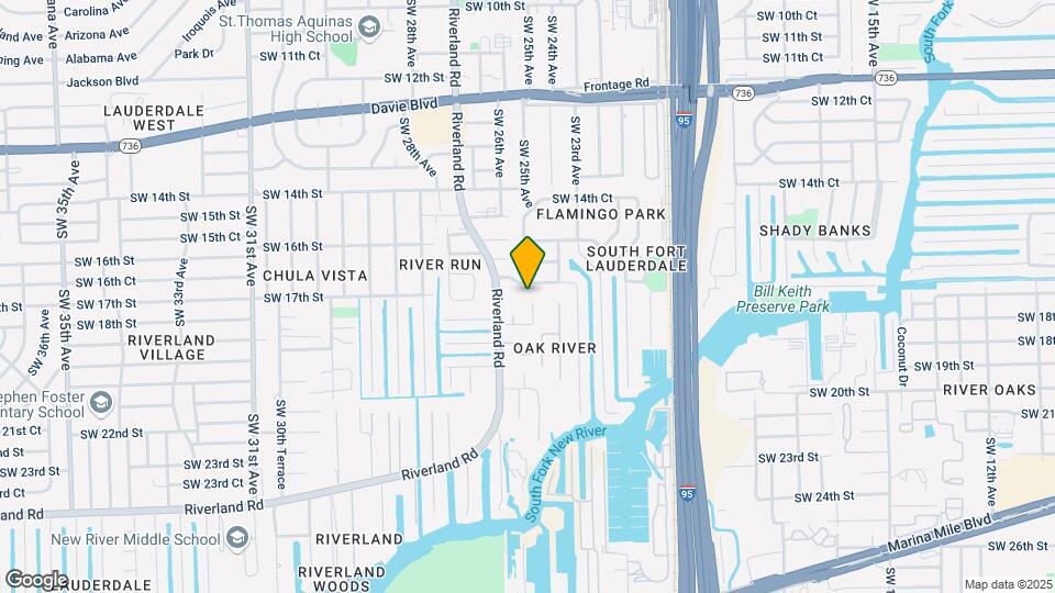 1735 SW 25th Ave Map and Location Details