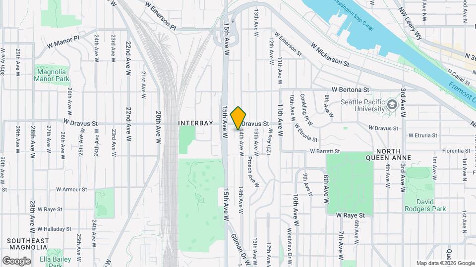 3043 14th Ave W, Unit #A Map and Location Details