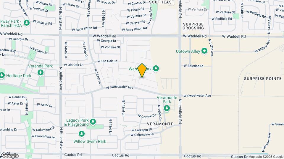 14153 W Surrey Dr Map and Location Details
