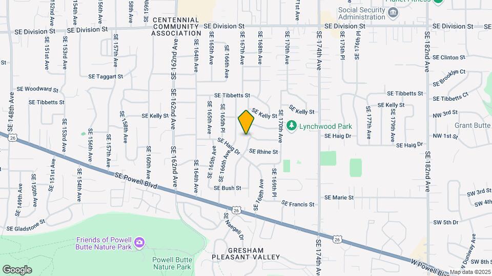 3333 SE 167th Ave Map and Location Details