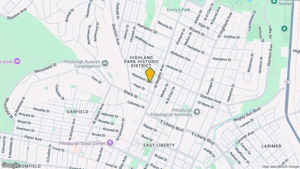 5544 Baywood St Map and Location Details