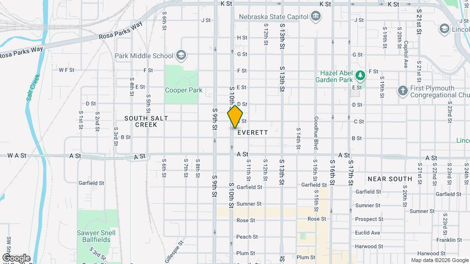 1228 S 10th St Map and Location Details