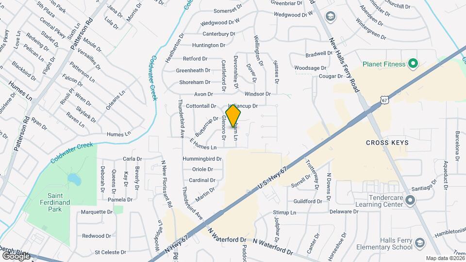 2223 Farnham Ln Mapa y Detalles de la Ubicación
