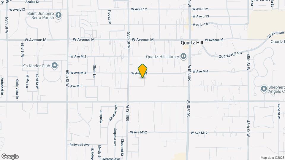 5306 1/2 W Ave M-4 Map and Location Details