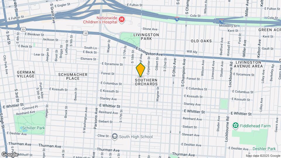 848 Heyl Ave Map and Location Details