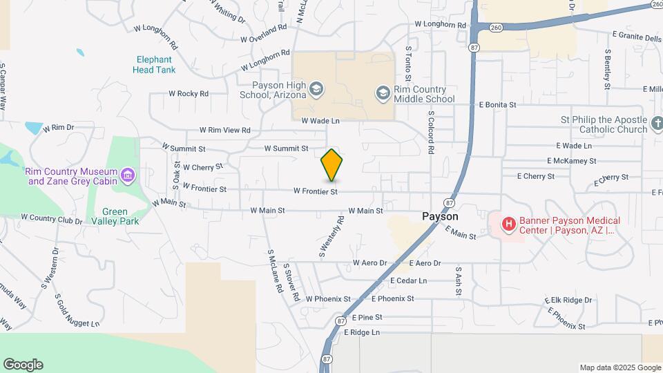 414A W Frontier St Map and Location Details