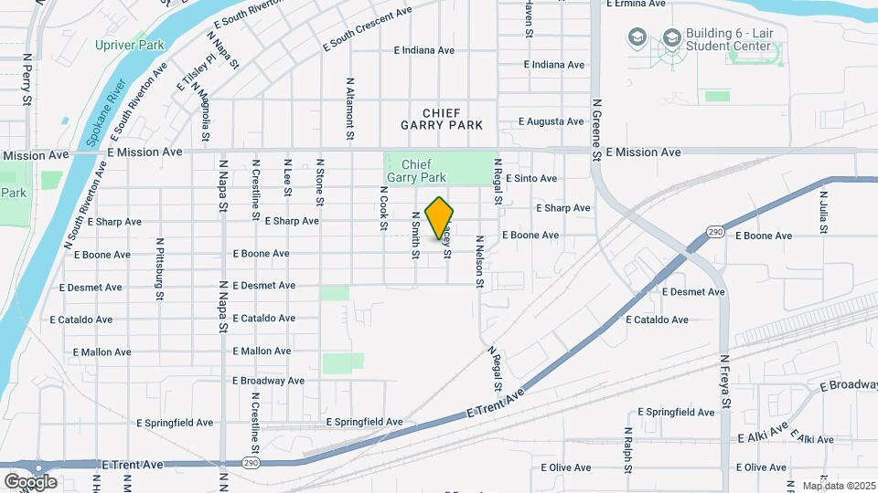 2623 E Boone Ave Map and Location Details