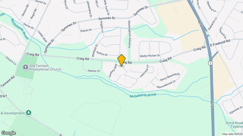 418 Dorchester Way Map and Location Details