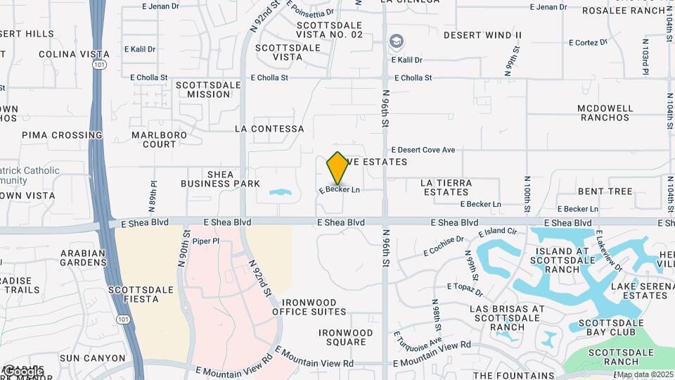 9451 E Becker Ln Map and Location Details