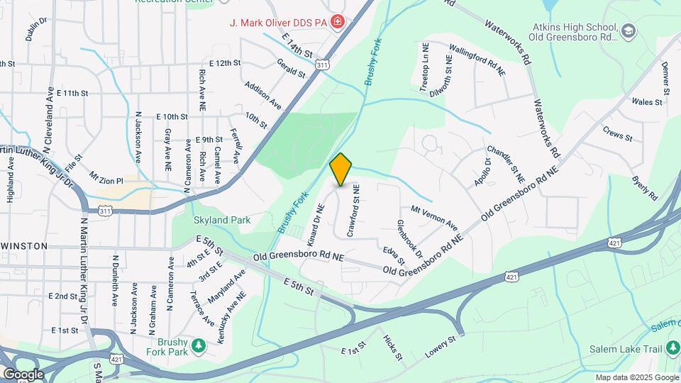 603 Kinard Dr NE Map and Location Details