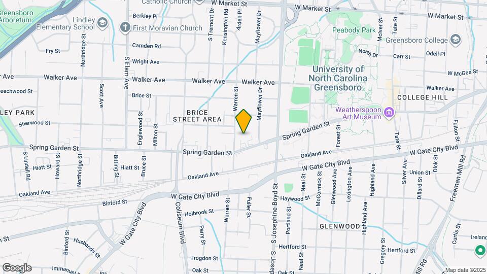 1622 Spring Garden St Map and Location Details