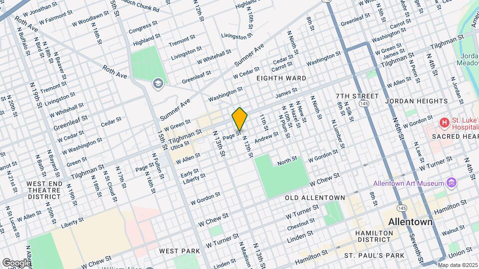 610 N 12th St Mapa y Detalles de la Ubicación