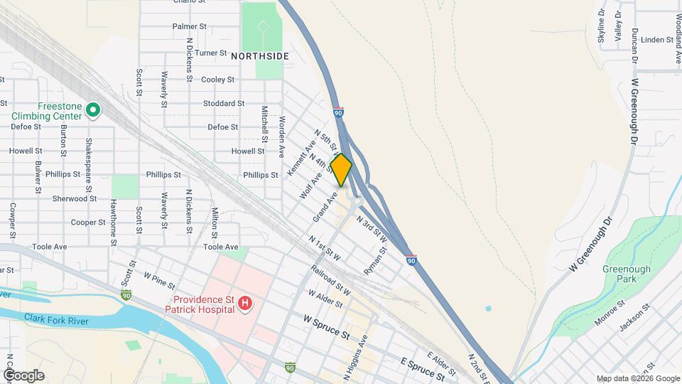 425 N 5th St W Map and Location Details