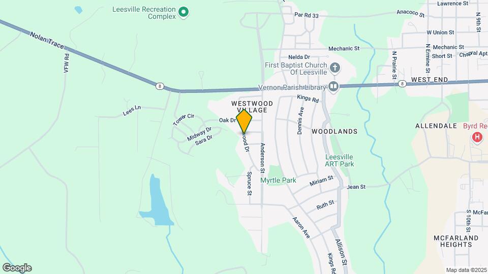 1043 Westwood Dr Map and Location Details