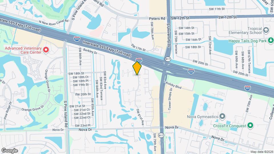 1835 SW 81st Ave Map and Location Details