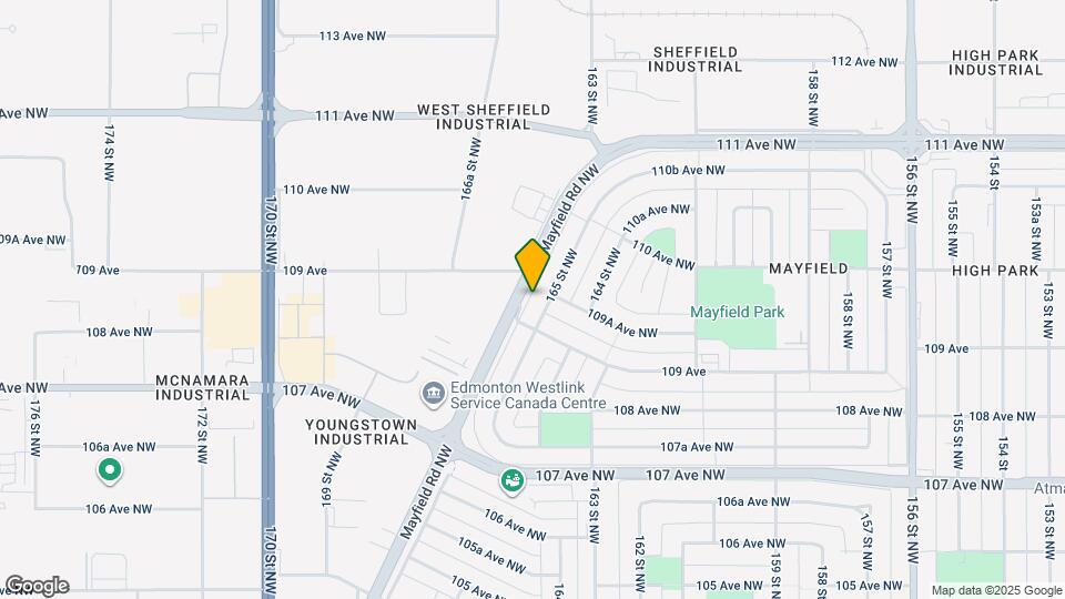 10916 165 St NW Map and Location Details