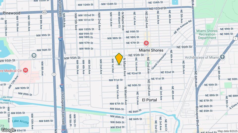 45 NW 93rd St Map and Location Details